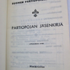 VANHA Partiopojan Jäsenkirja 2. Painos n. 1945 - pikkukuva 2