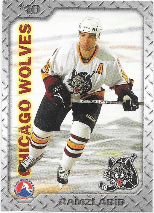 2005-06 Chicago Wolves #10 Ramzi Abid ex- JYP farmi