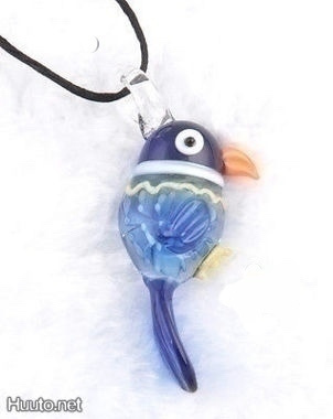 1106 .. Murano Lampwork Art Glass Taidelasi .. Kaulakoru