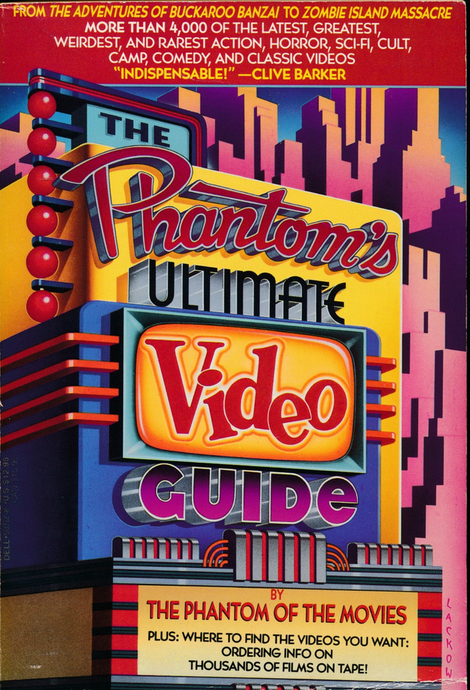 The Phantom's Ultimate Video Guide KIRJA weird HORROR cult