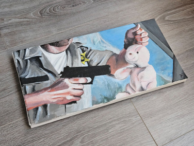 ConAir - taulu, akryylimaalaus 20x40cm