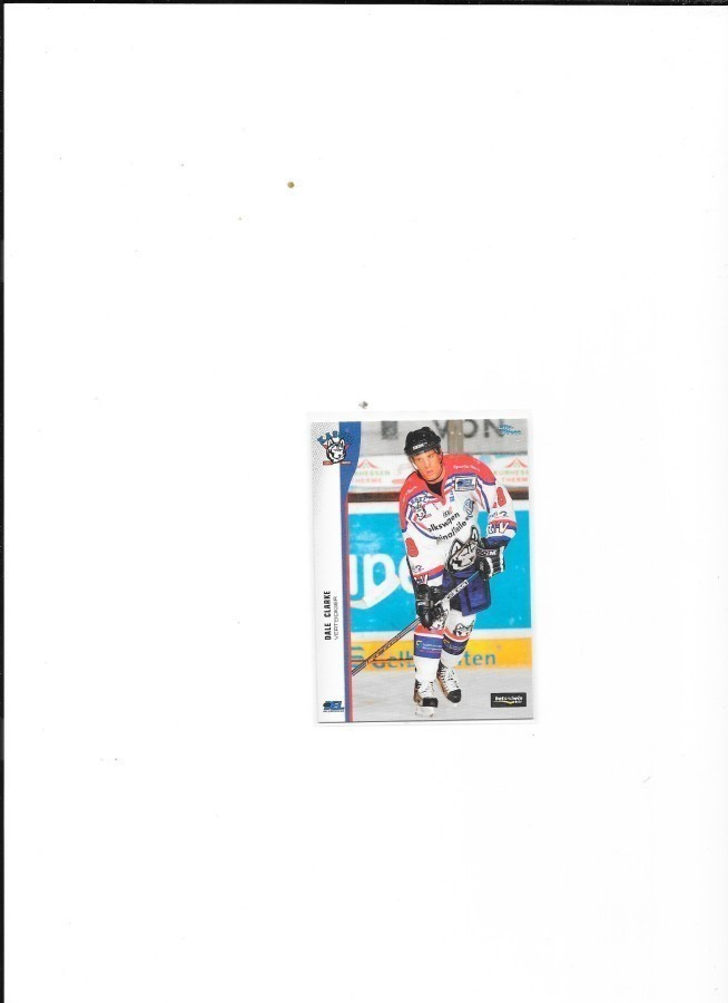 2005-06 DEL Cards # Dale Clarke Kassel ex- Tappara