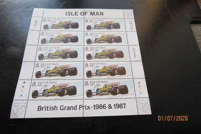 ISLE OF MAN POSTIMERKKIARKKI