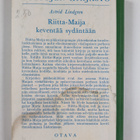 Astrid Lindgren : Riitta-Maija keventää sydäntään - pikkukuva 2