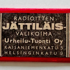 *** Vanha radiomainos magneettina * 50-luku *** - pikkukuva 1