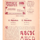 Kûnstlerschriften, Alphabete, 12 malli-arkkia. - pikkukuva 2