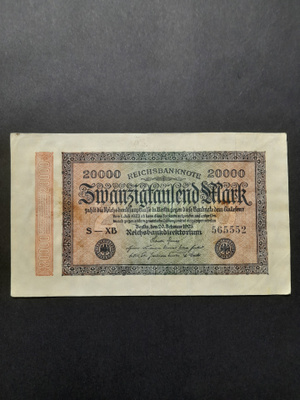 Saksa 20000 MARK 1923