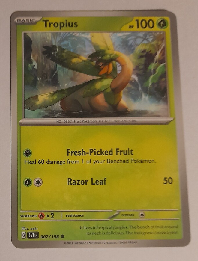 Tropius #7 Pokemon Scarlet & Violet - NM/M
