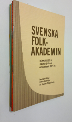 Svenska folkakademin : Redogörelser för 1970 - 1978