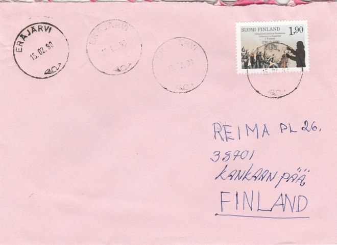 Postileima,  ERÄJÄRVI