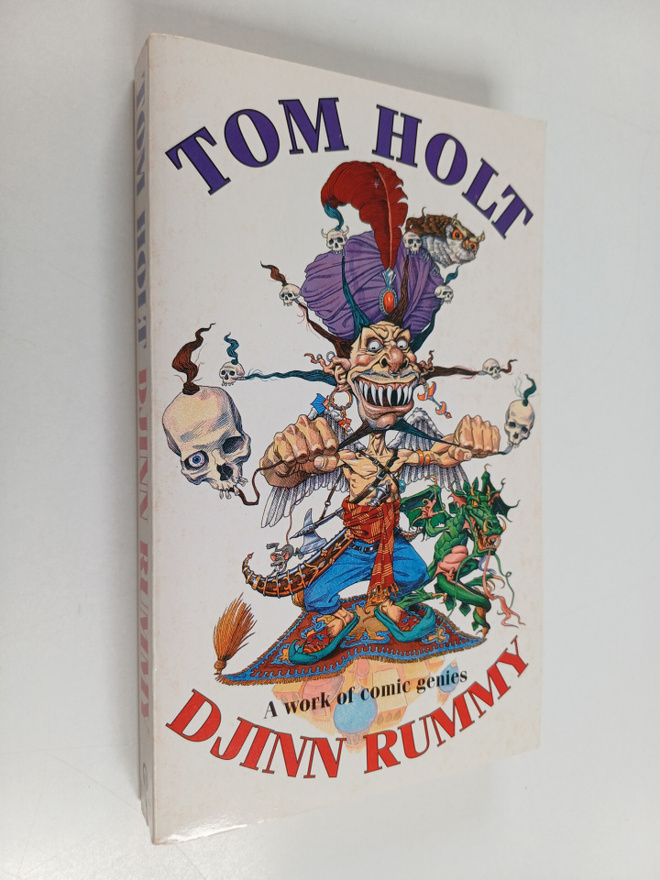 Tom Holt : Djinn Rummy (signeerattu)