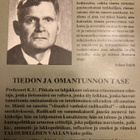 PIHKALA: TIEDON JA OMANTUNNON TASE - pikkukuva 2