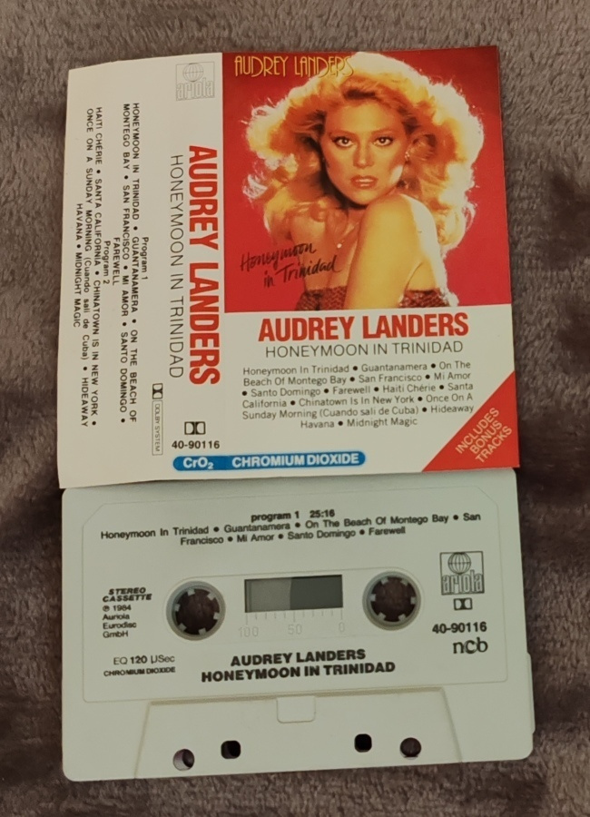 Audrey Landers Honeymoon In Trinidad c-kasetti