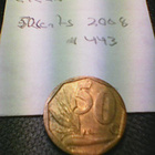 Etelä-Afrikka 50 cents 2008, km#443 - pikkukuva 1