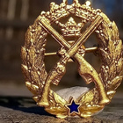 Kullanvärinen ammuntamerkki. Halkaisija - 32 mm. Valmistajan - pikkukuva 2