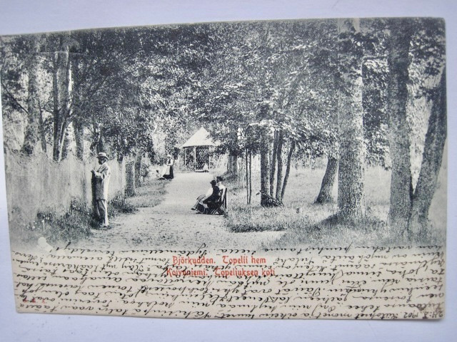 VANHA Postikortti Sipoo Helsinki Koivuniemi 1902