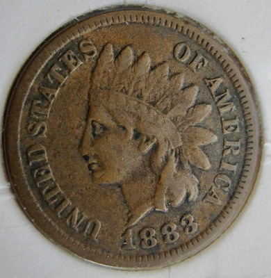 USA 1 cent 1883