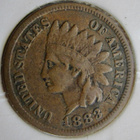 USA 1 cent 1883 - pikkukuva 1