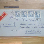 Ruotsi PKP 62 leimattu express lento kuori Saksaan 1955 - pikkukuva 1