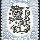 1927 M-17 Saarinen 3 mk sininen/musta ** LaPe 133 A W 2 - pikkukuva 1