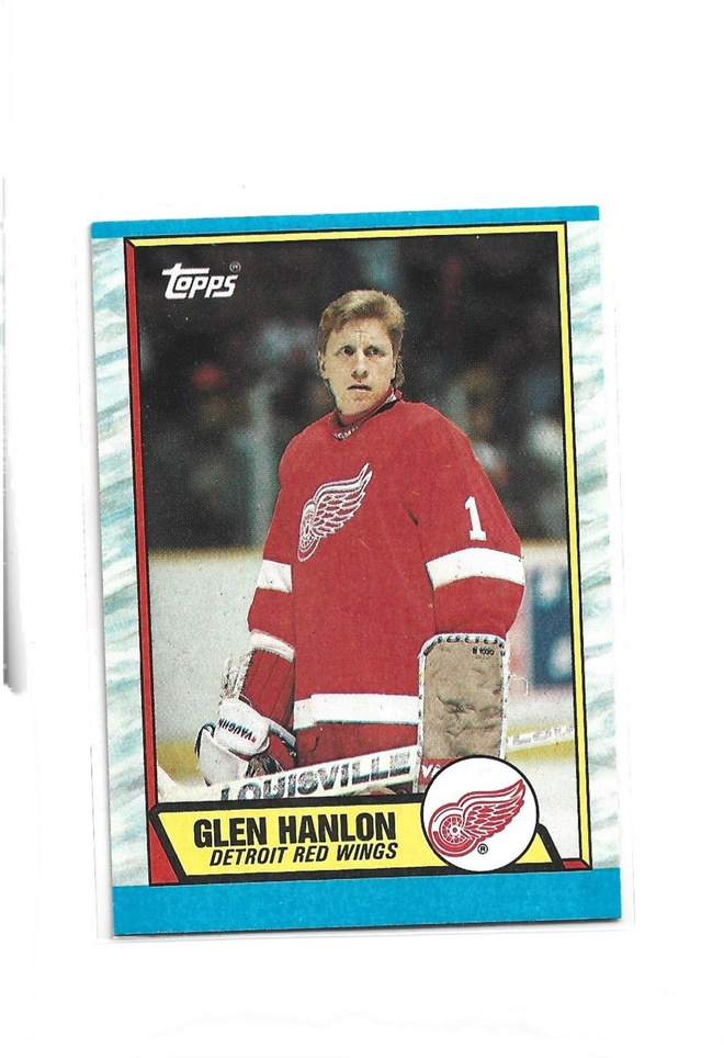 GLEN HANLON (mv) DETROIT (JOKERIT) 1989 TOPPS # 144
