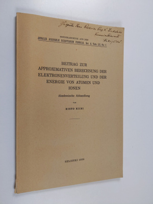 Risto Niini : Beitrag zur approximativen Berechnung der E...