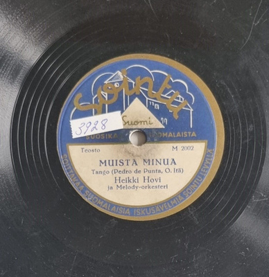 Savikiekko 1954 - Heikki Hovi - Sointu M 2002