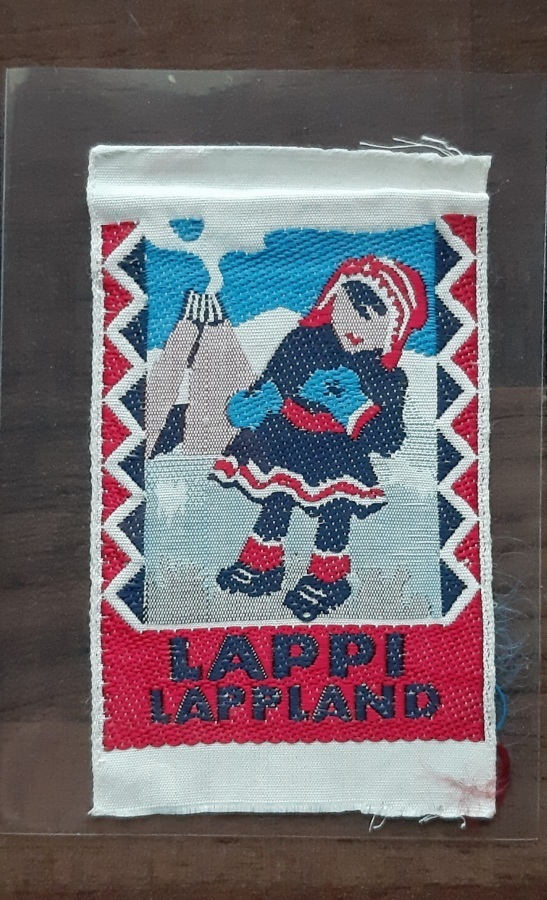 Lappi Lapland vintage kangasmerkki