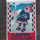 Lappi Lapland vintage kangasmerkki - pikkukuva 1