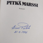 Eino Pietola : Pitkä marssi : romaani (signeerattu) - pikkukuva 3