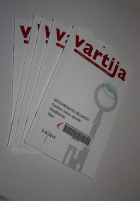 Vartija 1-6/2014 (vuosikerta) : kirkollinen kuukauslehti
