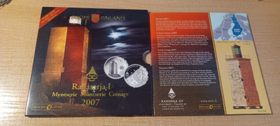 Eurorahasarja 2007/1 Utön majakka 1C-2€ + Jetoni