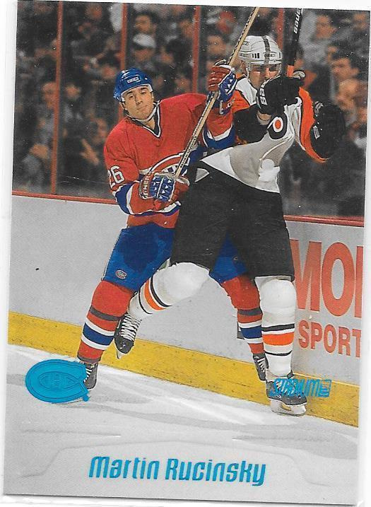1999-00 Stadium Vlub #113 Martin Rucinsky Montreal Canadiens
