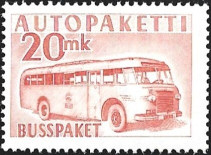 1952 AP 7 vaaleanoranssi 20 mk  ** LaPe AP 7 a