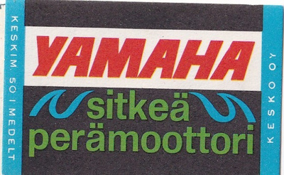 YAMAHA sitkeä perämoottori  b519