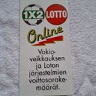 Veikkaus vakio lotto voittosarakkeet vintage - pikkukuva 1