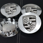 Porsche vannekeskiöt – Kromi-Valko – 75mm (4kpl - pikkukuva 2