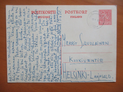1973 Marrasjärvi Anni Walleniuksen ehiö