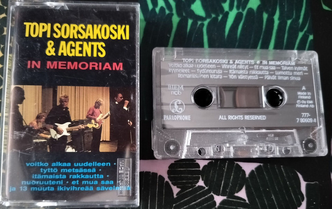 TOPI SORSAKOSKI&AGENTS-IN MEMORIAM-Kasetti, EMI