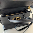 Musta Dior -tyylinen nahkalaukku, crossbody - pikkukuva 4