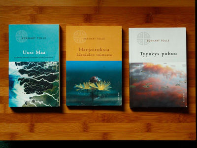 Eckhart Tolle kirjapaketti 3 kpl kirjoja