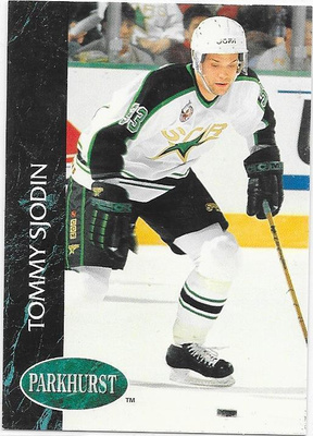 1992-93 Parkhurst #79 Tommy Sjödin Dallas Stars RC