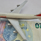 VANHA Malli Lentokone Boeing 747 Swissair Metallia Saksa - pikkukuva 1
