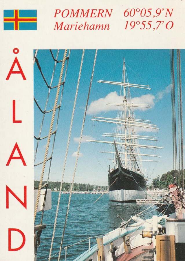 LAIVAKORTTI - PURJELAIVA POMMERN - 37
