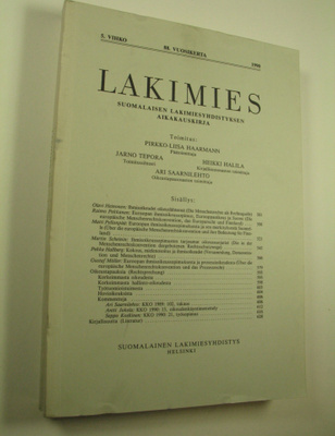 Pirkko-Liisa (toim.) Haarmann : Lakimies, 88. vuosikerta ...