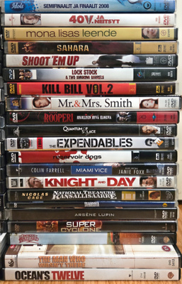 21 suomenkielistä DVD leffaa (Paketti 1)