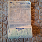 JEPPESEN EUROPE ILMAILUKARTTA E(H/L) 3 JA 4 1990 1991 - pikkukuva 1