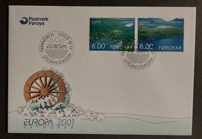 Färsaaret 2001 - Europa CEPT FDC