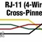 RJ11-kaapeli 4-ristiinkytketty - pikkukuva 2