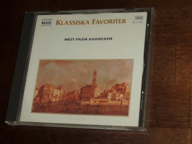 CD Klassiska Favoriter - Mest Från Barocken CD 1